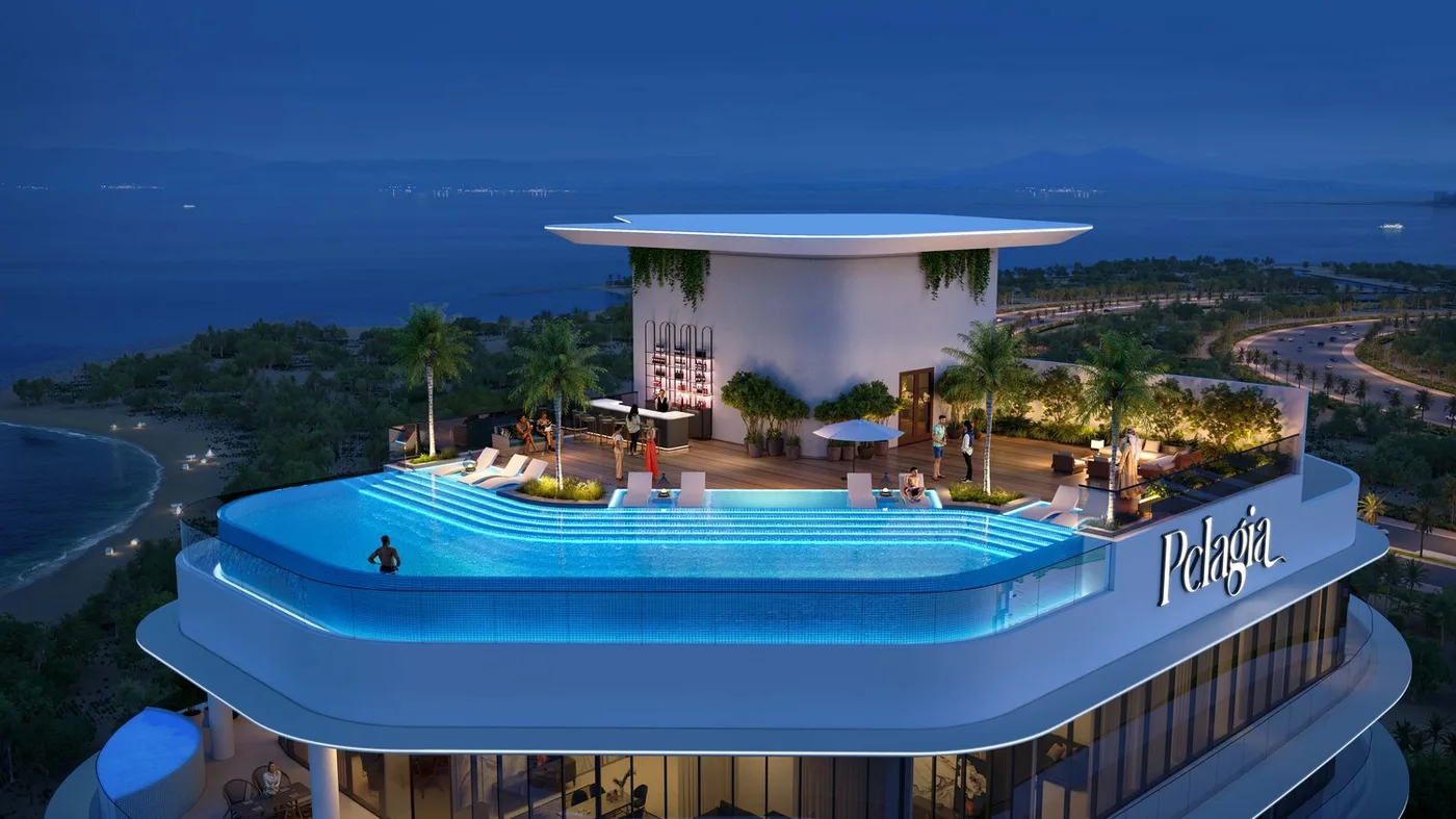Rooftop Infinity Pool amenity image at Pelagia