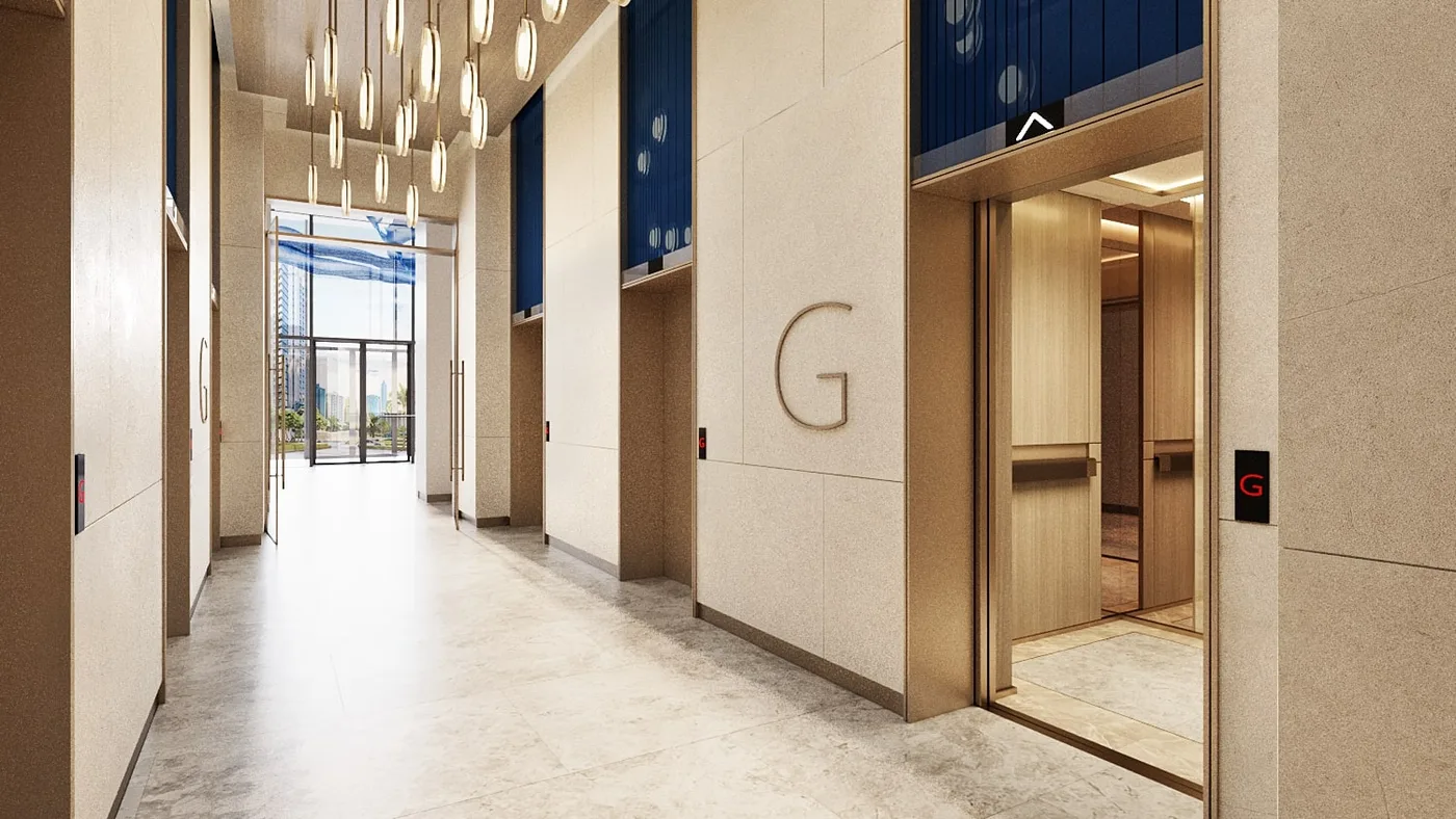High-Speed Elevators amenity image at Peninsula Four - The Plaza