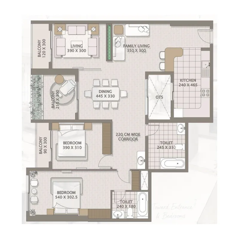 Team Arcon Platinum Heights floor plan
