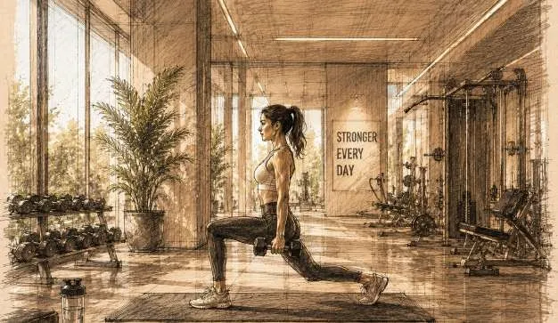 Gym amenity image at Platinum Heights