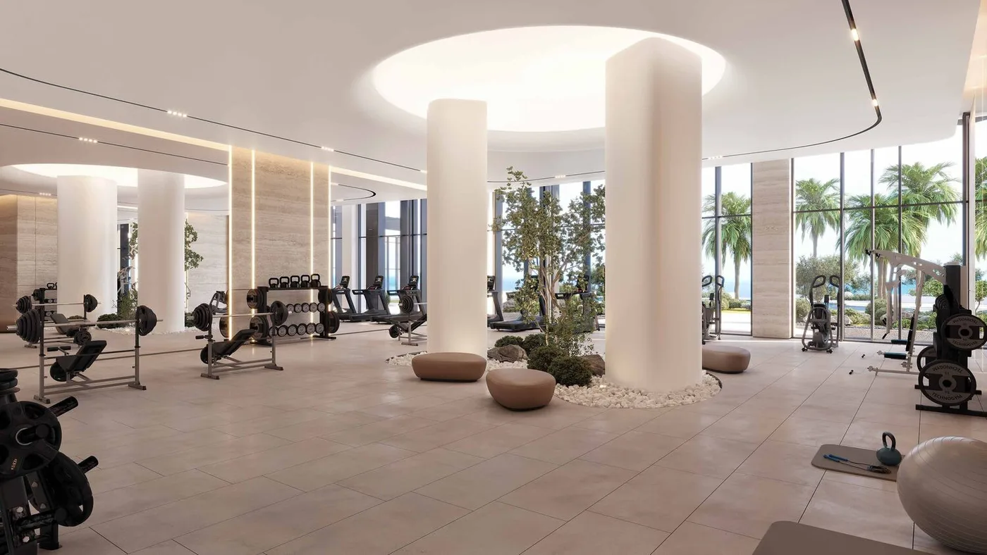 Gym amenity image at Playa Viva