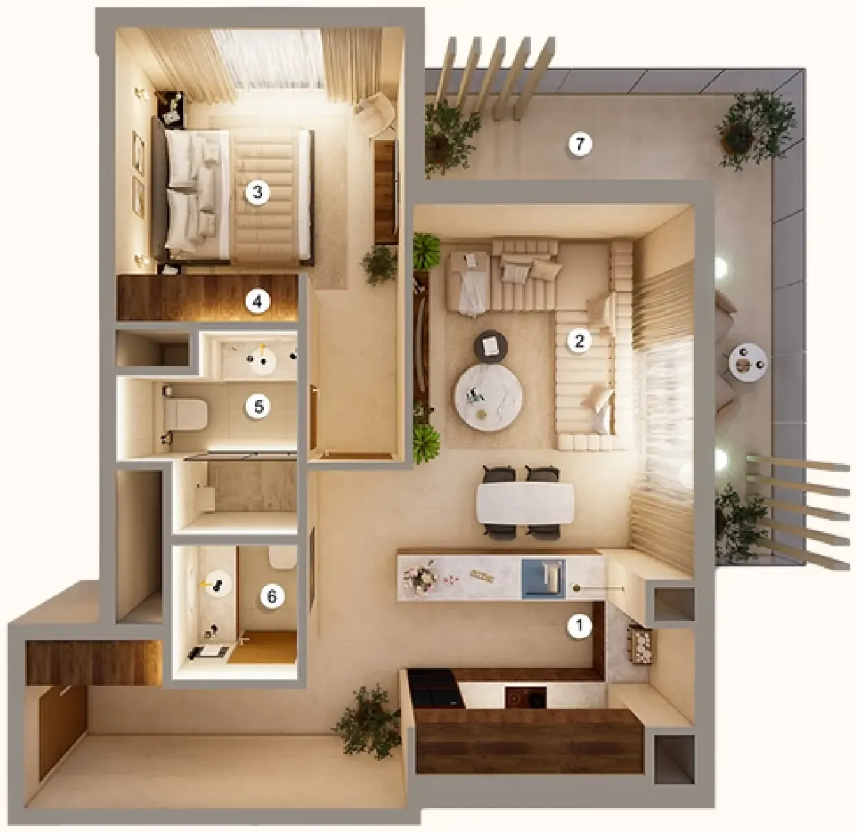 AYS Developers Q Gardens Aliya floor plan