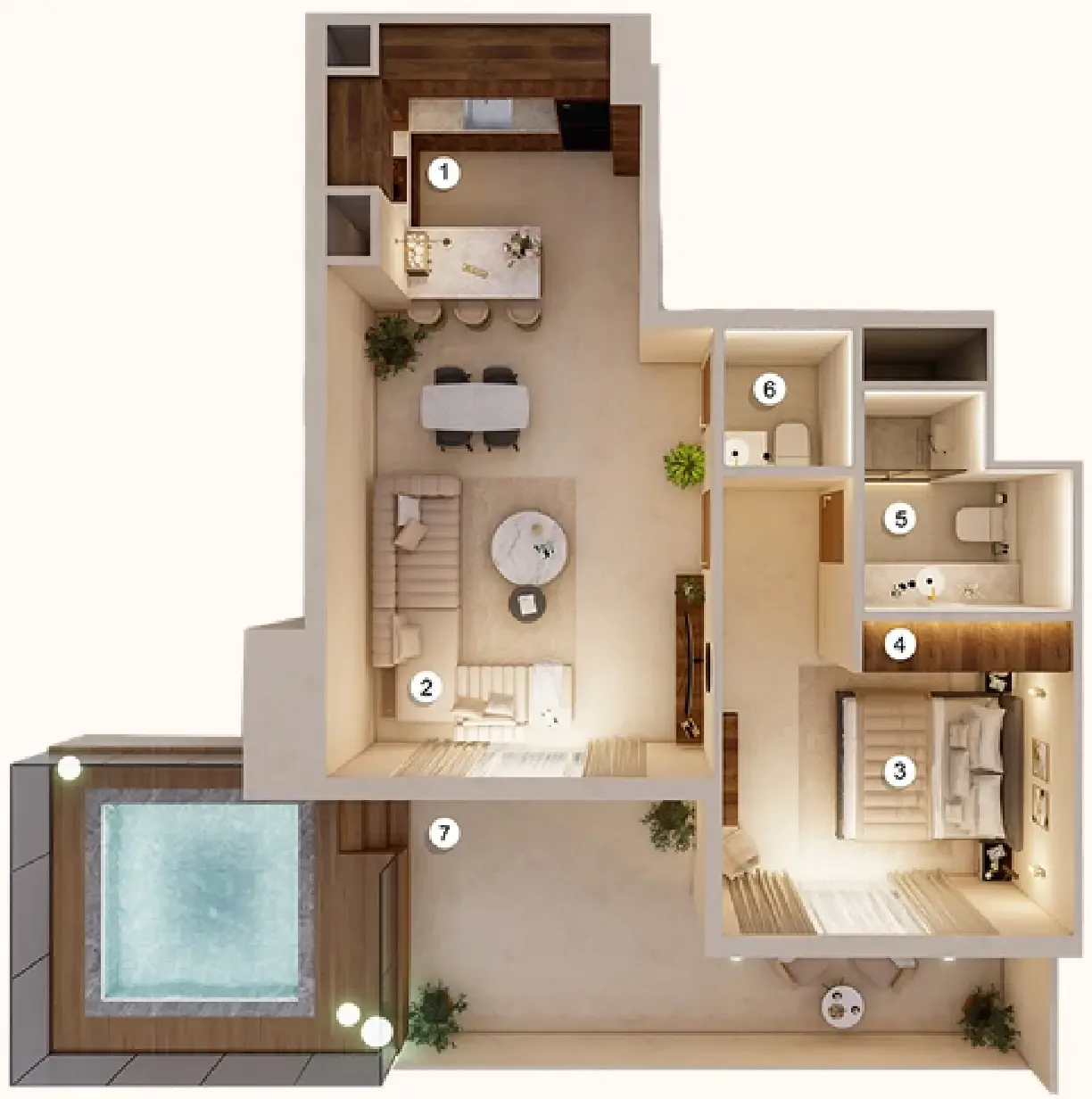 AYS Developers Q Gardens Aliya floor plan