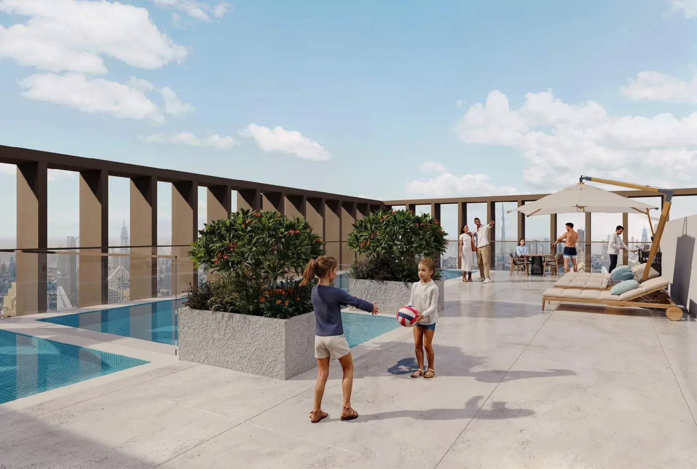 Pool Lounge amenity image at Rabdan Square