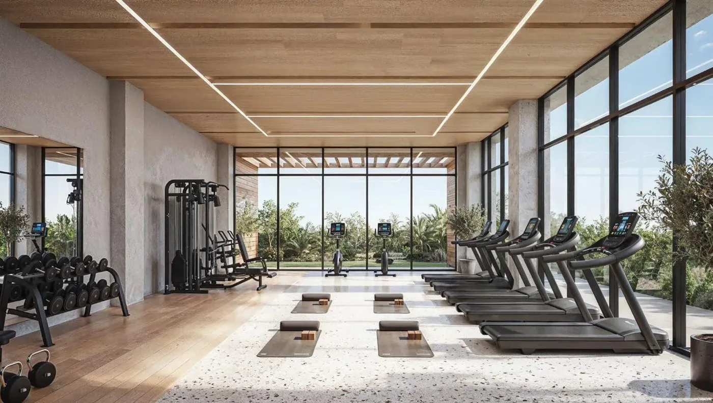 Wellness Space amenity image at Radiant Atrium