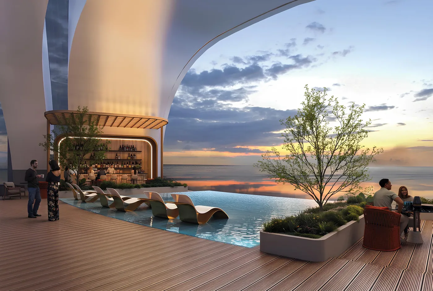 Rooftop Pool Bar amenity image at Radisson Blu Hotel & Residences