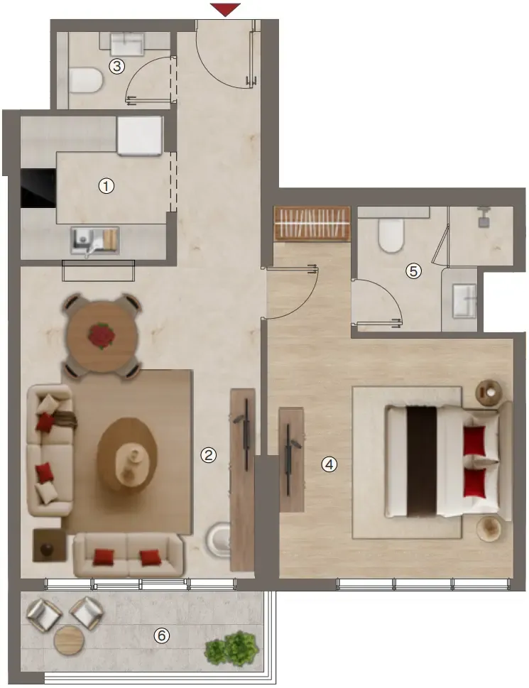 BNW Developments Ramada Residences by Wyndham floor plan