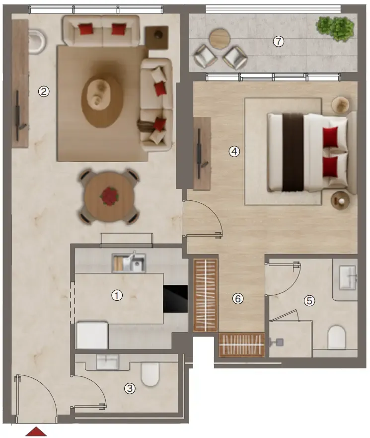 BNW Developments Ramada Residences by Wyndham floor plan