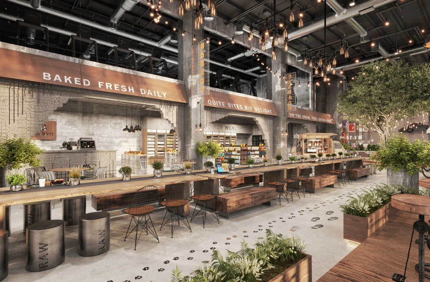 Co-working Spaces amenity image at Raw District