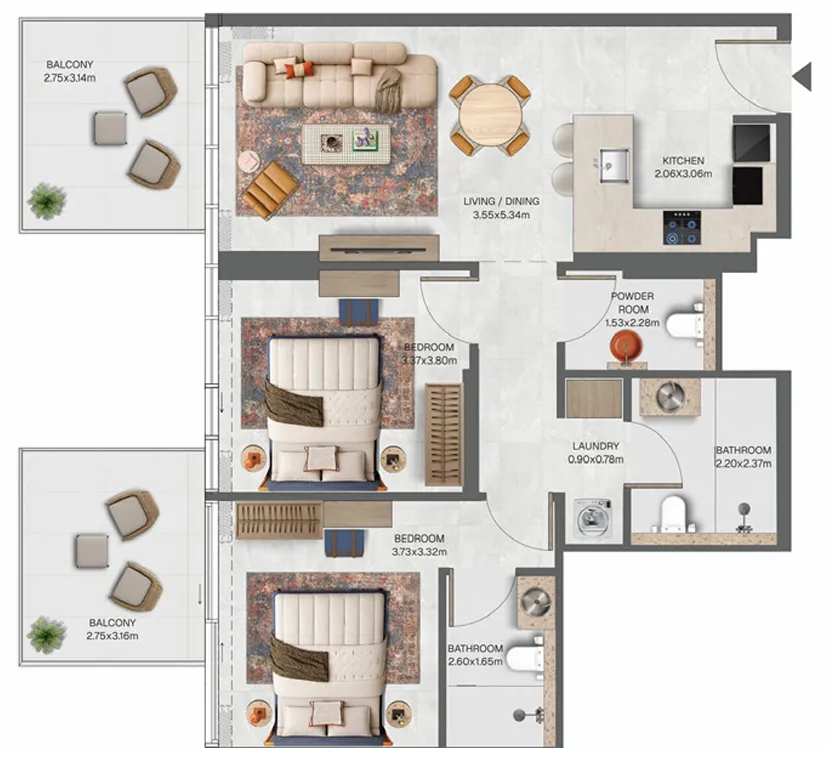 Imtiaz Development Raw District Phase 2 floor plan