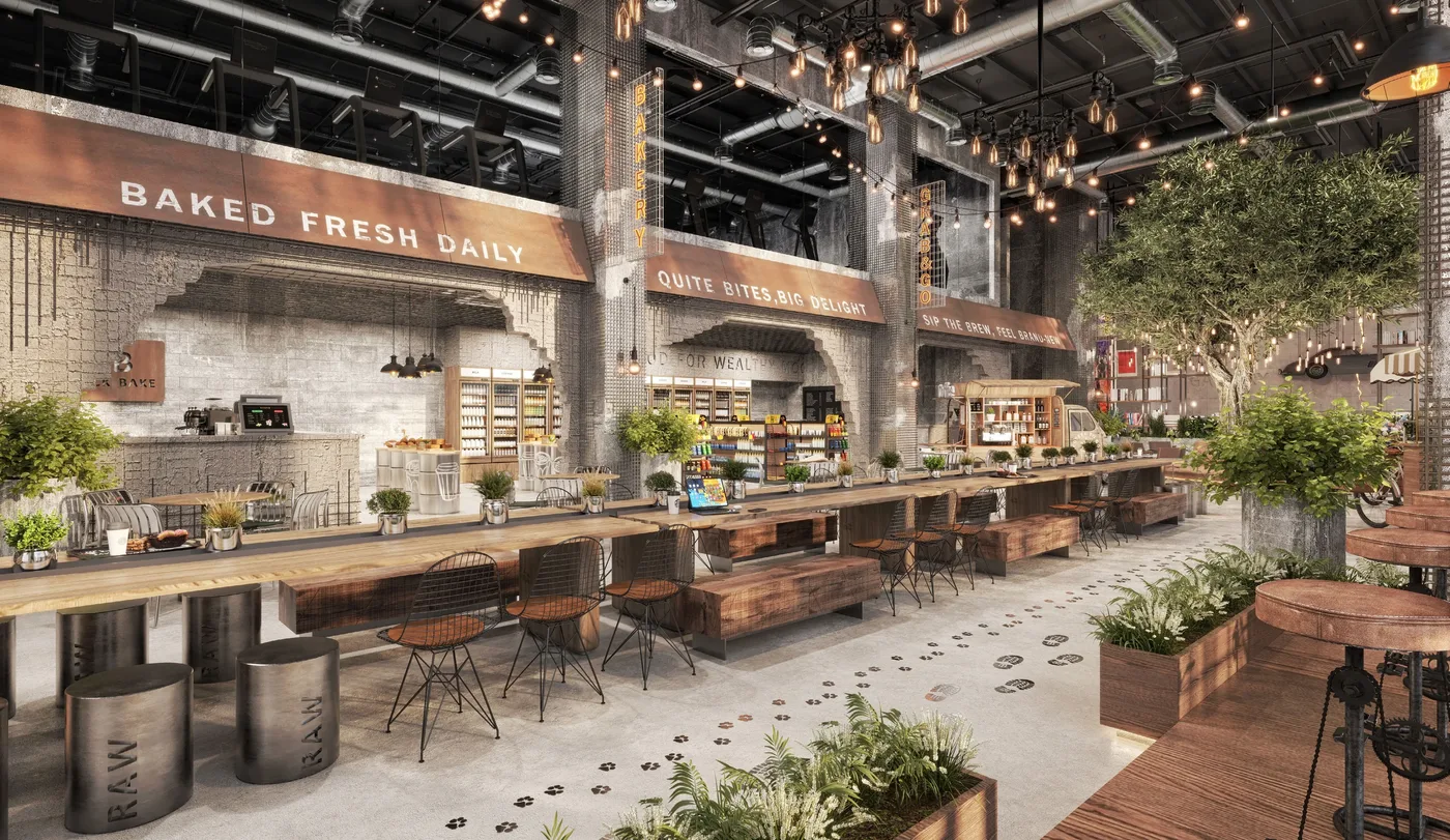 F&B Spaces amenity image at Raw District Phase 2