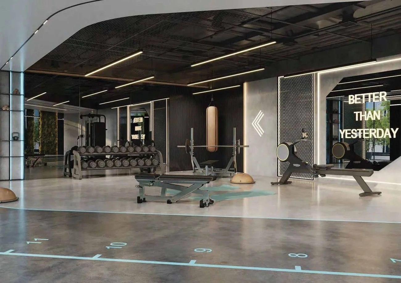 Indoor Gym amenity image at Reef 1000