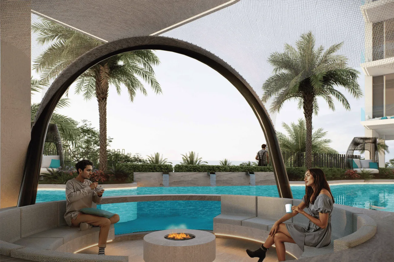 Sunken Seating Area amenity image at Reef 1000