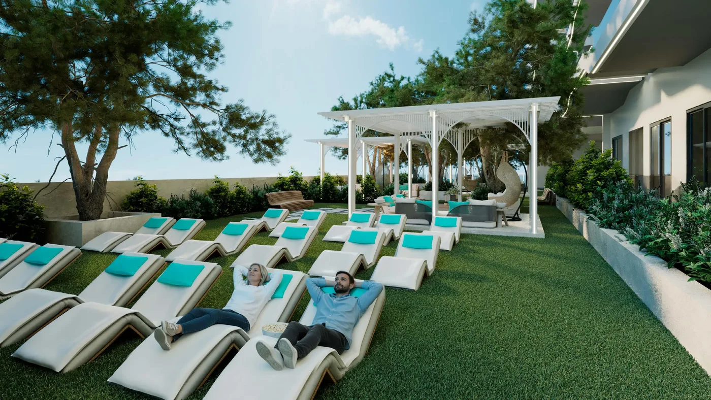Cinema Area amenity image at Reef 996