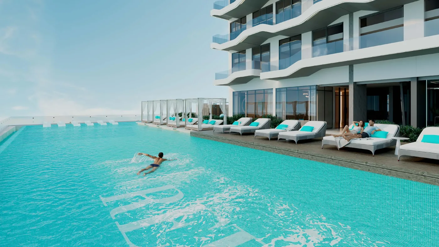 Infinity Swimming Pool amenity image at Reef 996