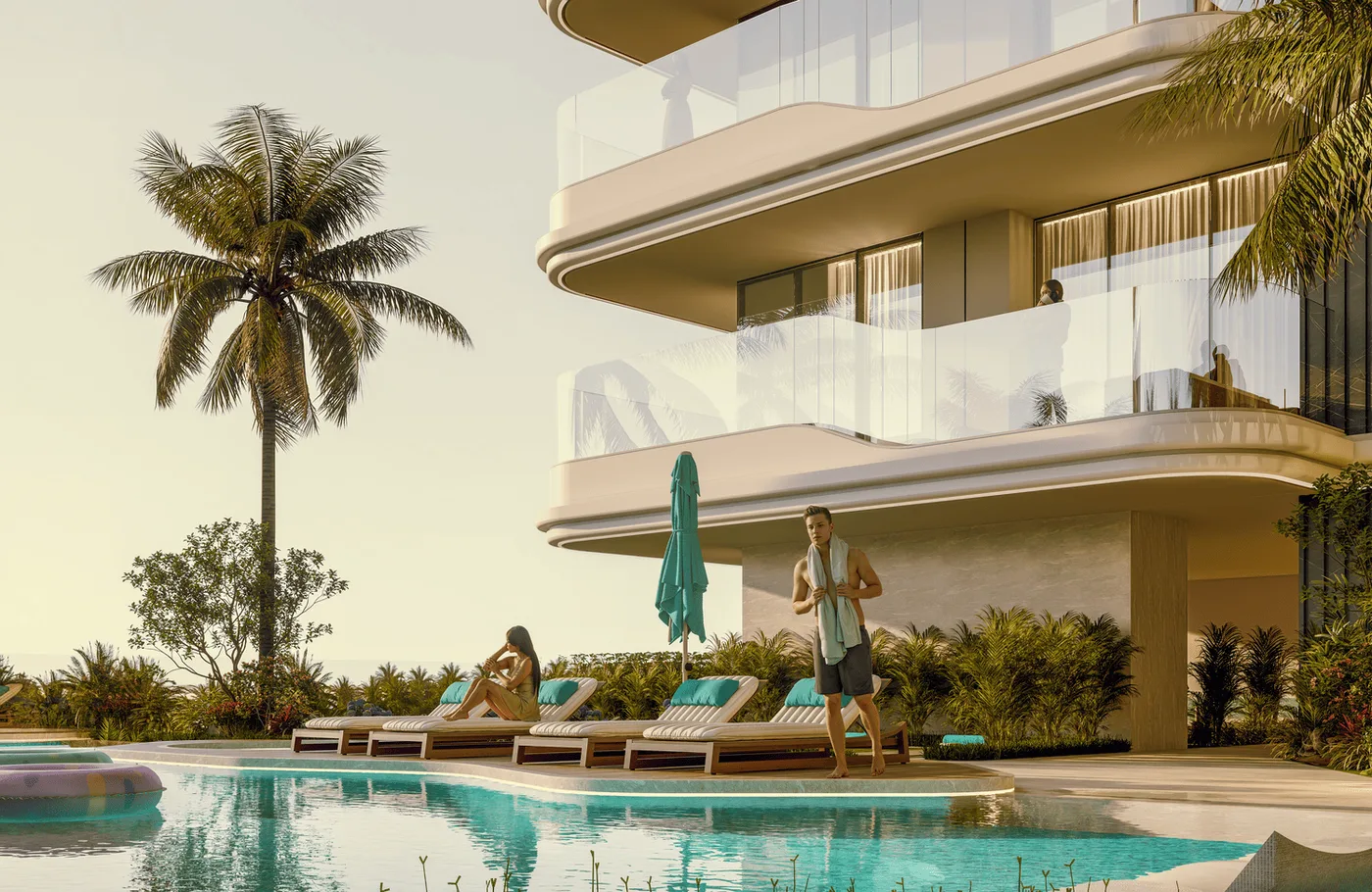 Decking Area amenity image at Reef 997