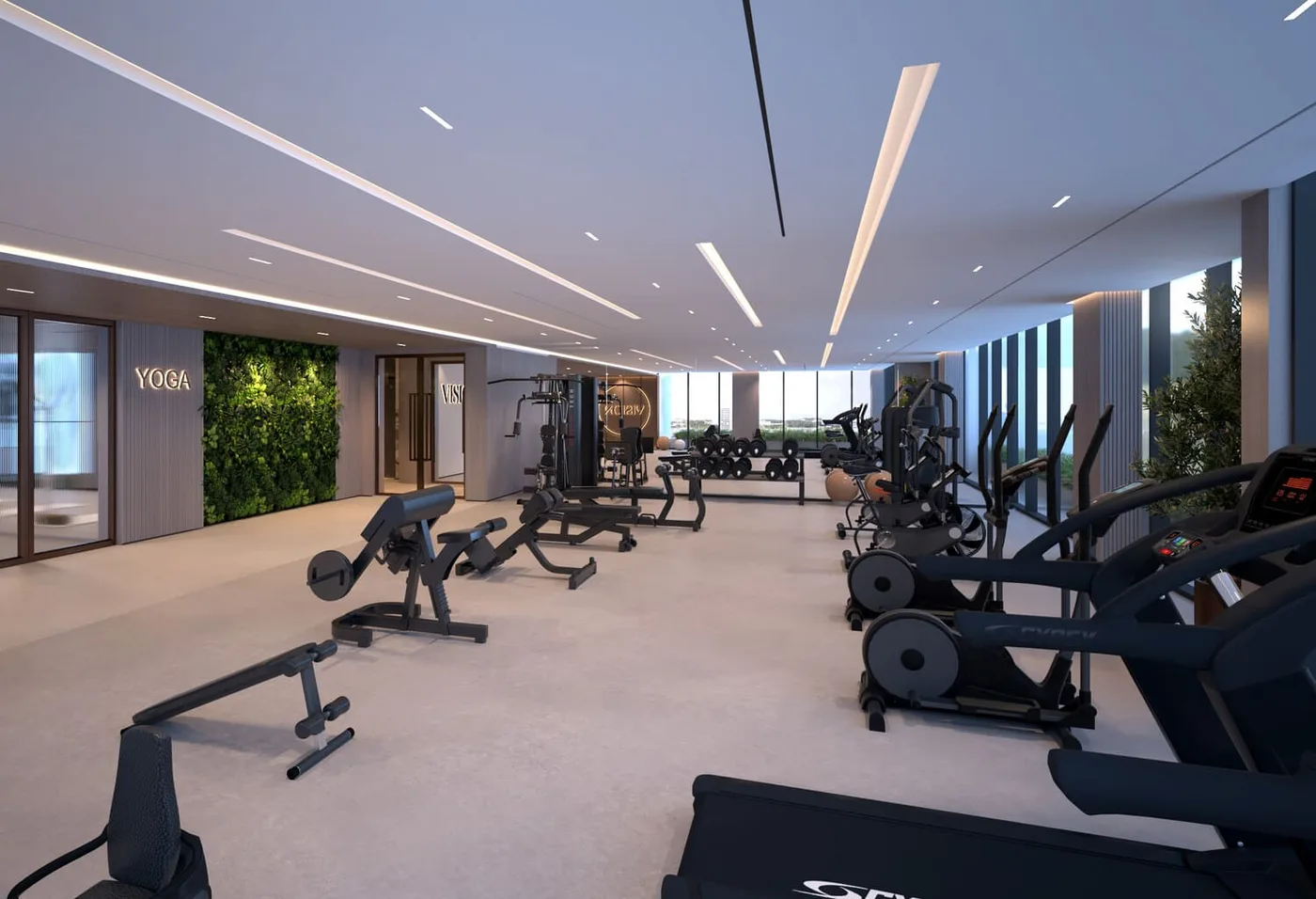 Gym amenity image at Reem by Vision