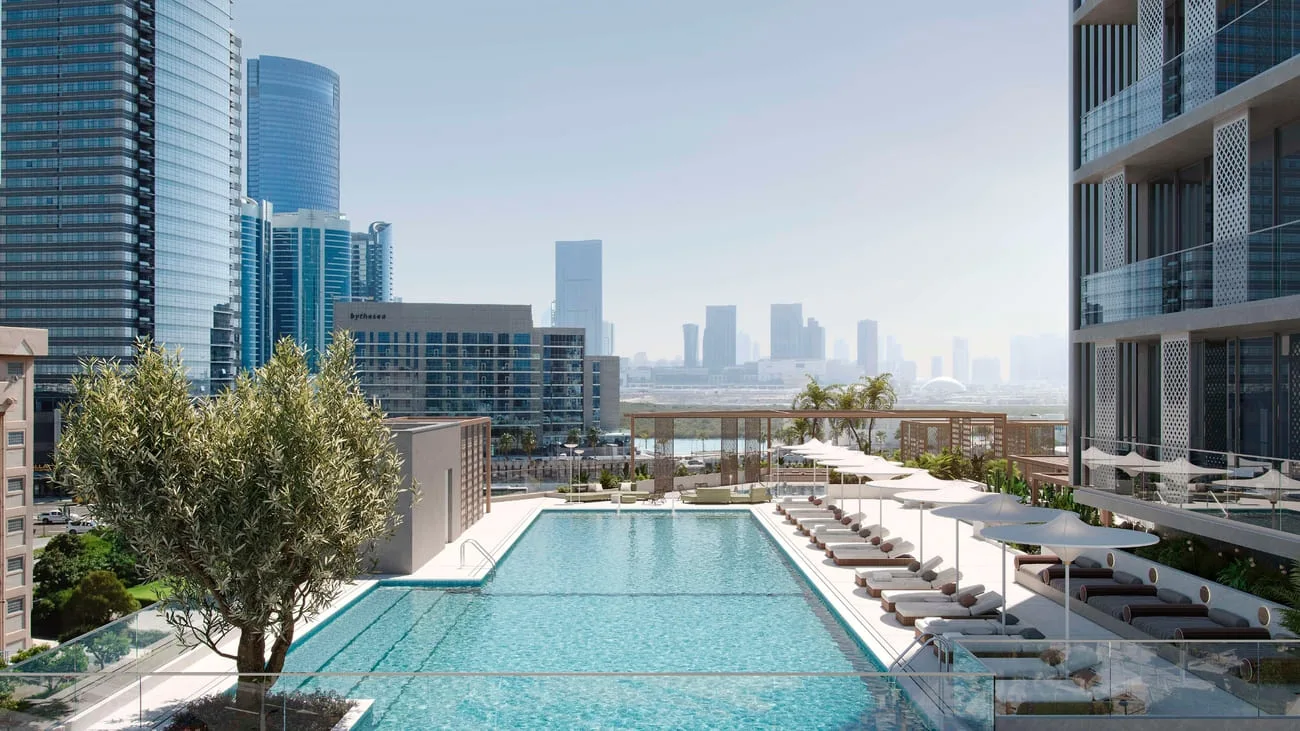 Podium Swimming Pool amenity image at Reem Eleven