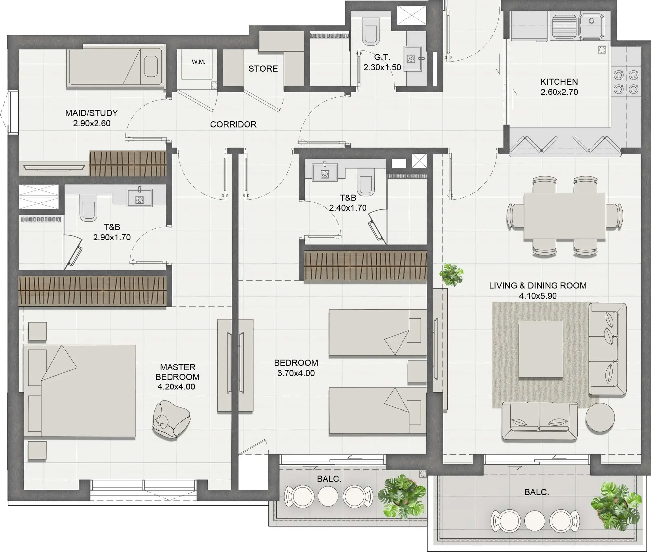 Towaiji Real Estate Development Reeman Residence 01 floor plan