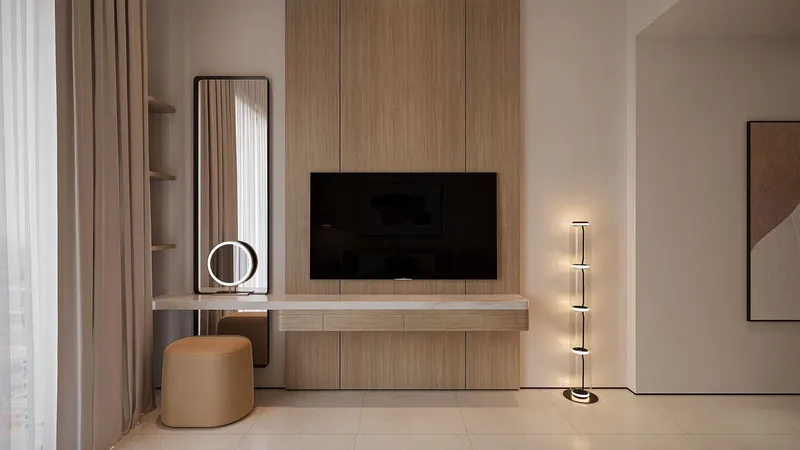 Interior at Reeman Residence 01 in Abu Dhabi Abu Dhabi