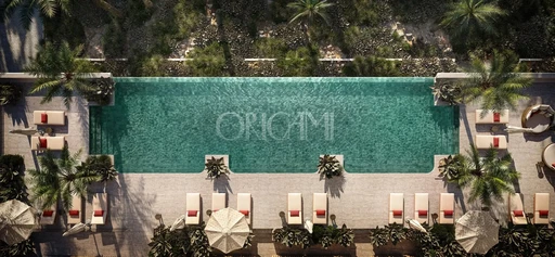 Resort-style Infinity Pool amenity image at Soma Residences