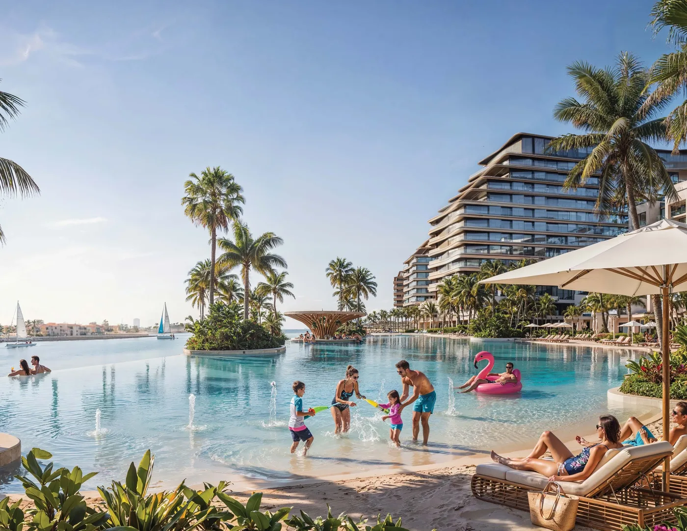 Swimming Pool amenity image at River Cove Residences at Sobha City