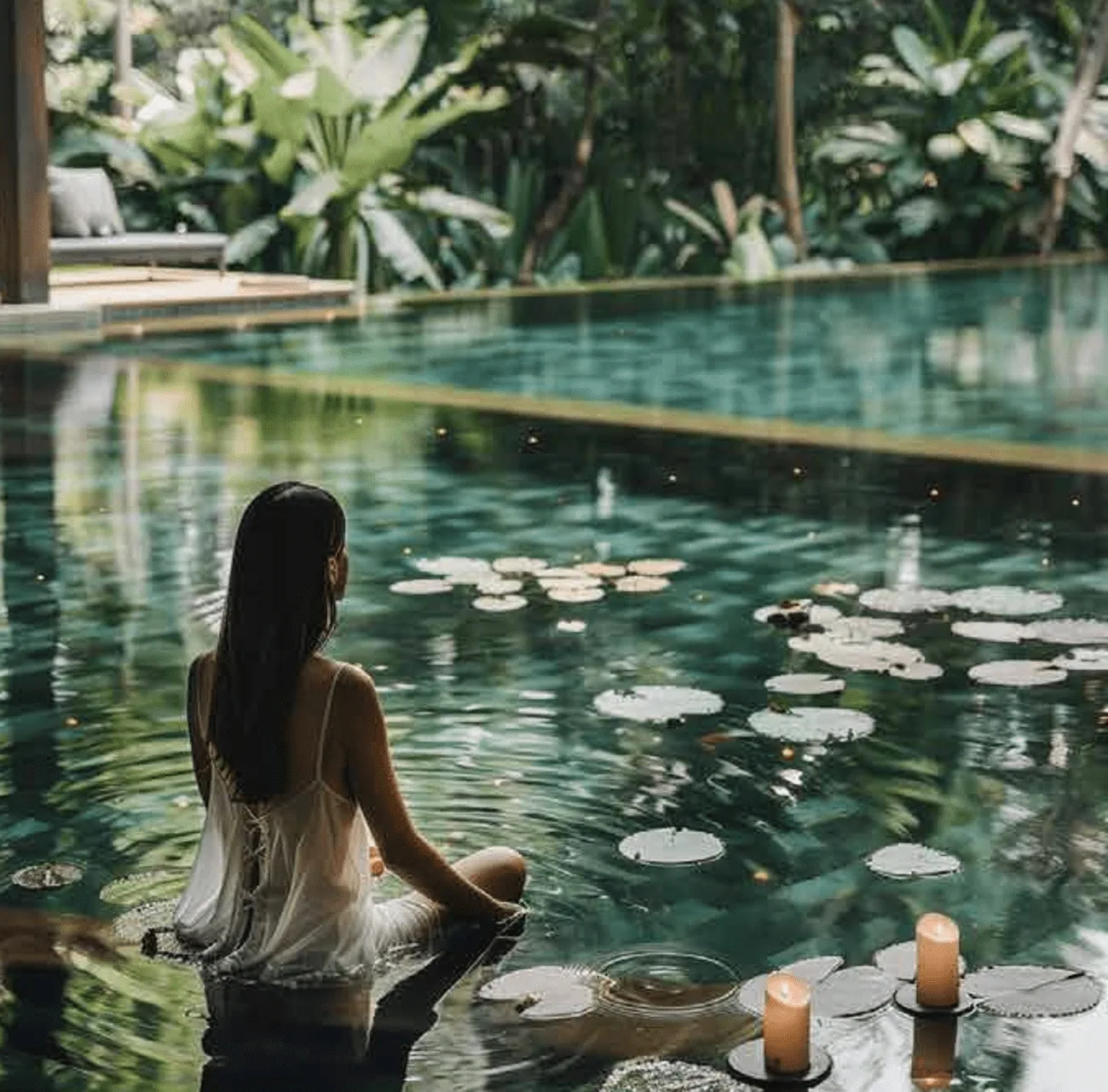Essential Oil Lakes amenity image at Riverside by Damac