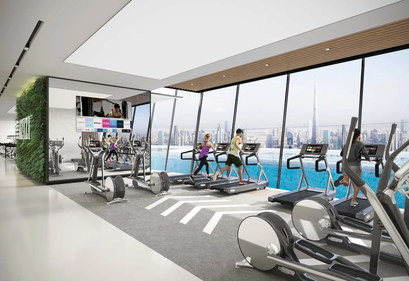 Gym amenity image at Riviera 61