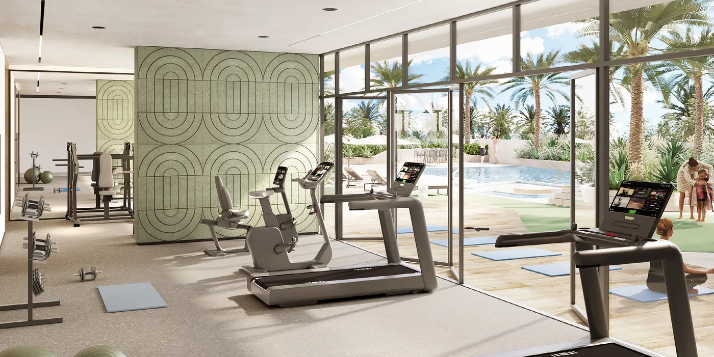 Gym amenity image at Roma Residences