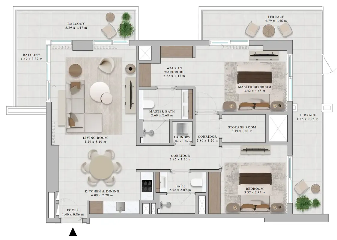 Emaar Rosehill floor plan