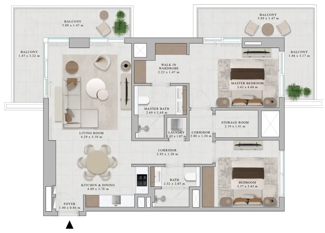 Emaar Rosehill floor plan