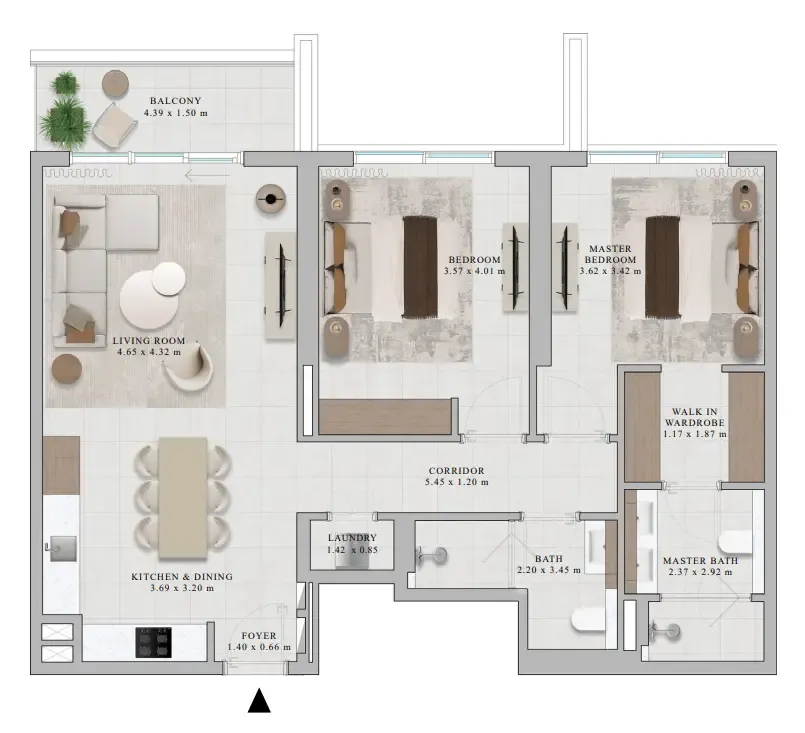 Emaar Rosehill floor plan