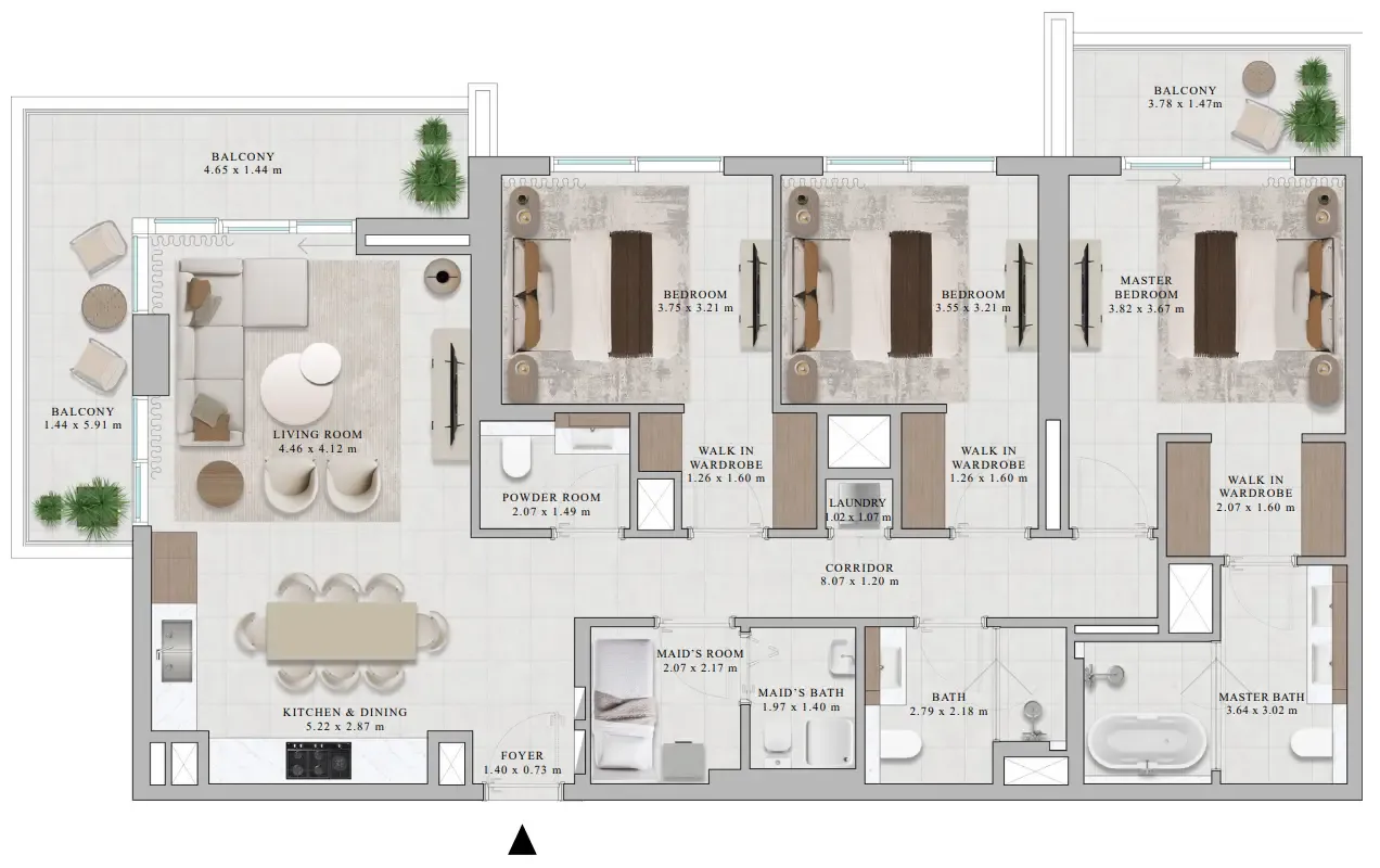 Emaar Rosehill floor plan