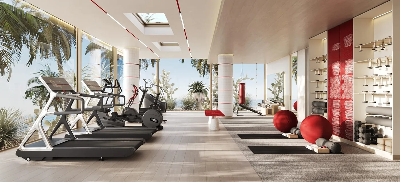 Gym With Dance And Yoga Studio amenity image at Rosso Bay Residences