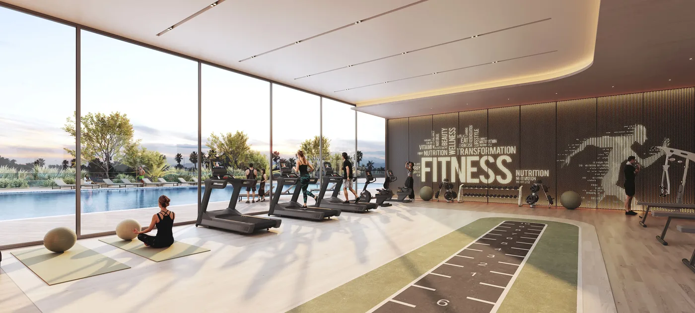 Fitness Center amenity image at Rotana Residences South Tower