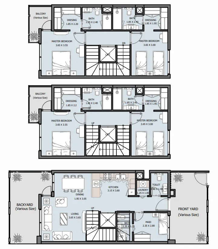 Reportage Properties Royal Park floor plan