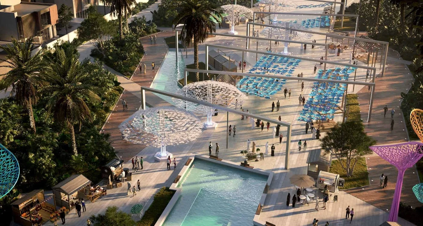Cultural Spine amenity image at Saadiyat Lagoons