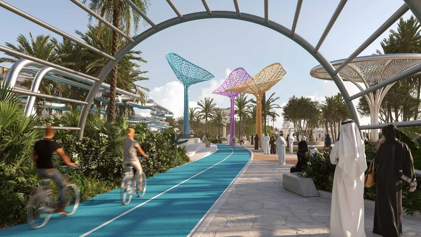 Walking Paths & Bike Tracks amenity image at Saadiyat Lagoons