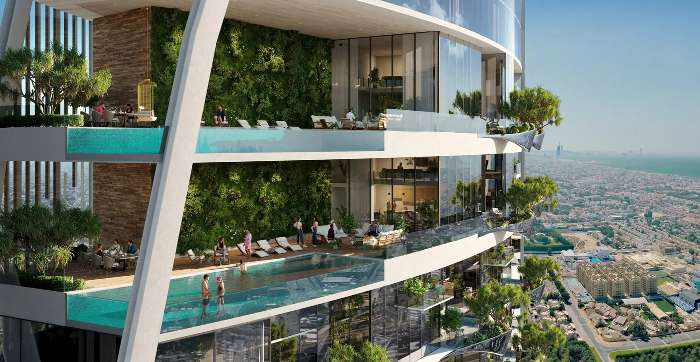 Infinity Pools amenity image at Safa One de Grisogono