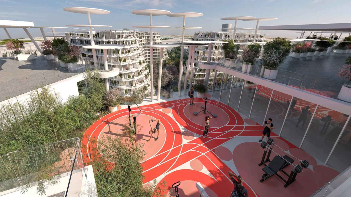 Rooftop Gym amenity image at Sakura Gardens