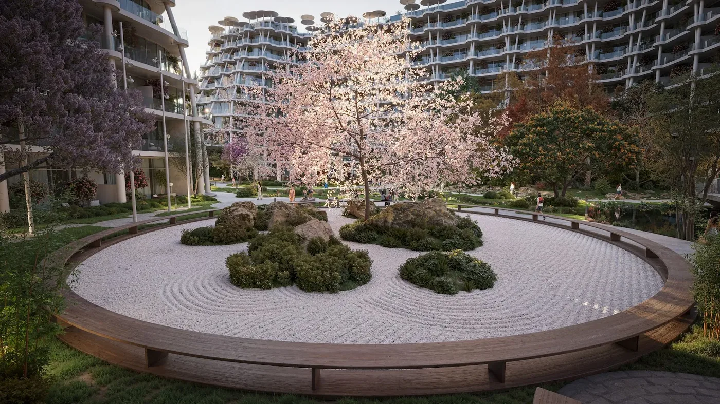 Zen Garden amenity image at Sakura Gardens