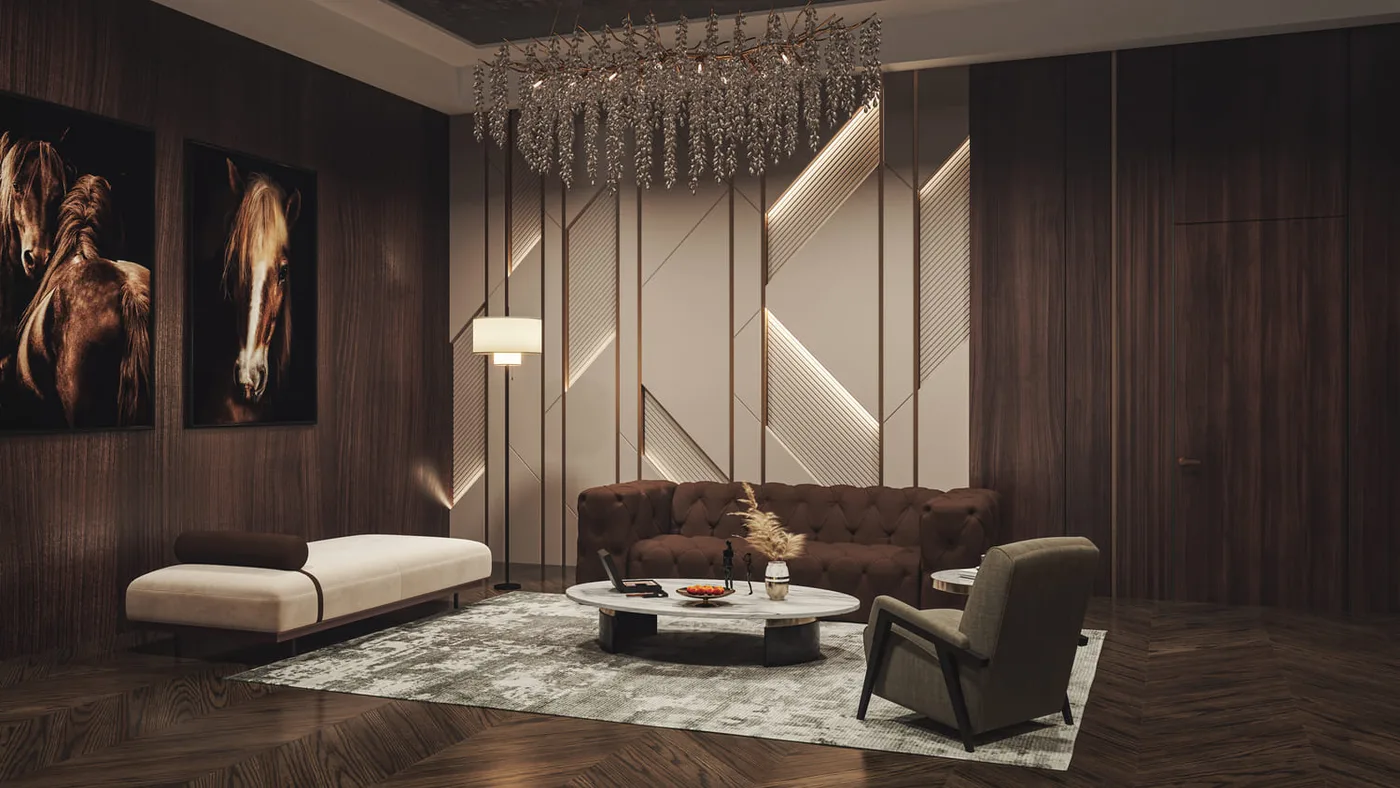 Club House Lounge amenity image at Samana Barari Heights