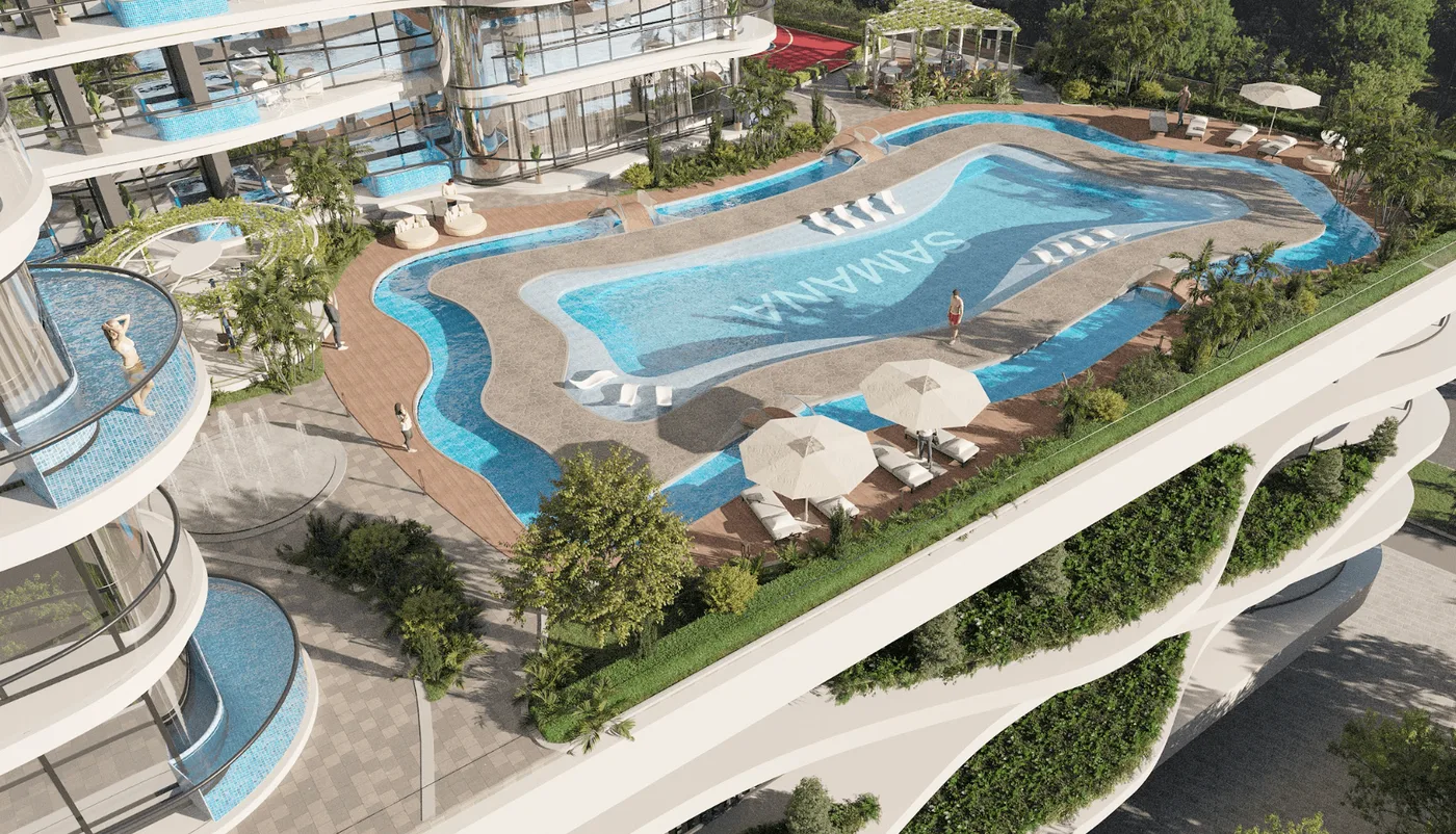 Swimming Pool & Jacuzzi amenity image at Samana Barari Views