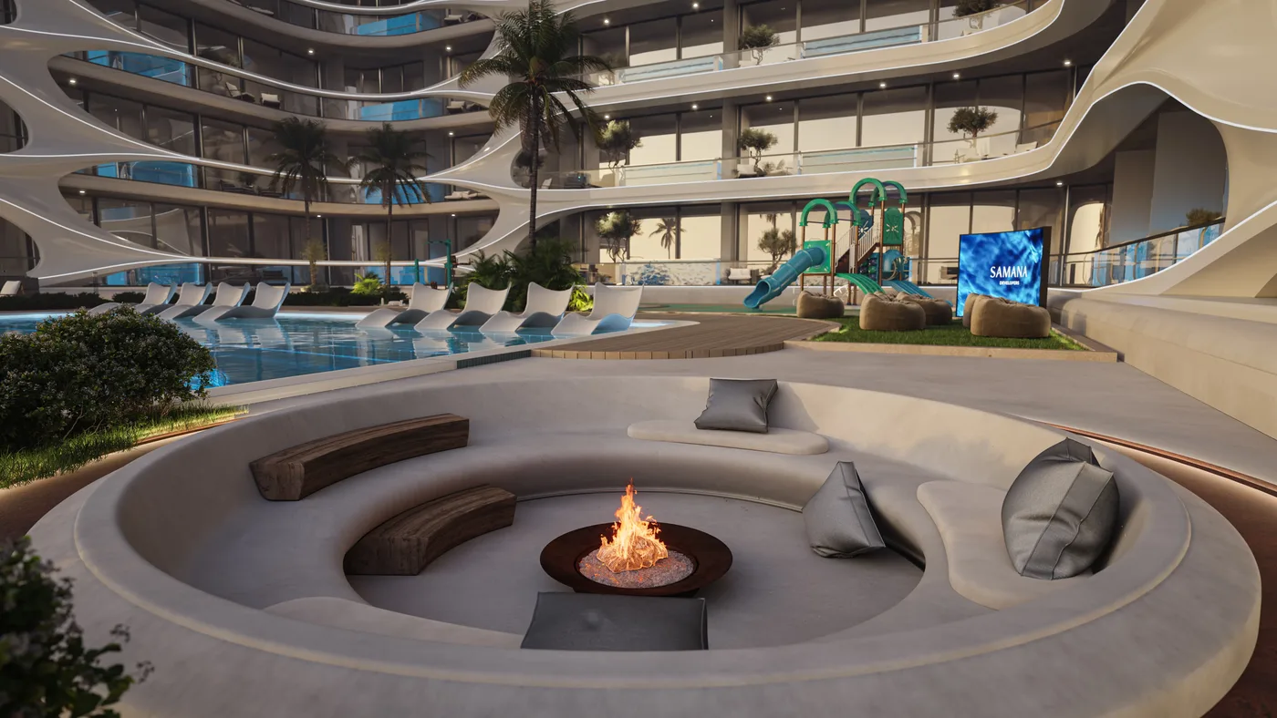 BonFire amenity image at Samana Boulevard Heights