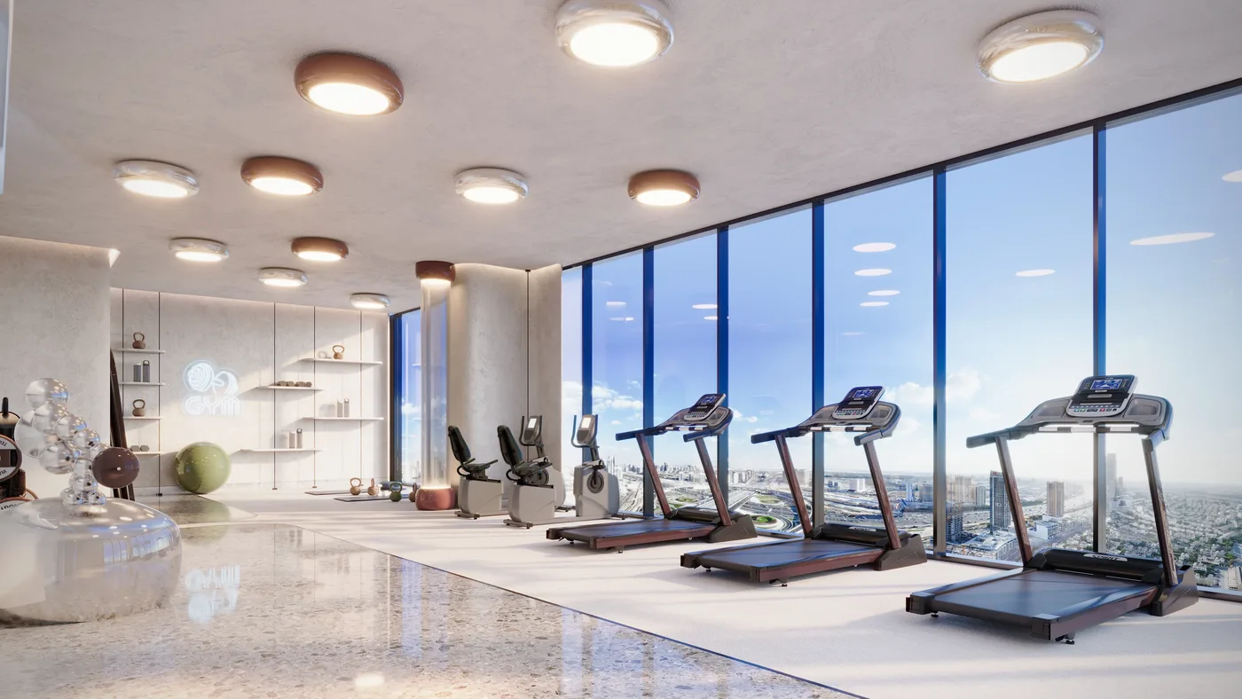 State-of-the-Art Gym amenity image at Samana Boulevard Heights