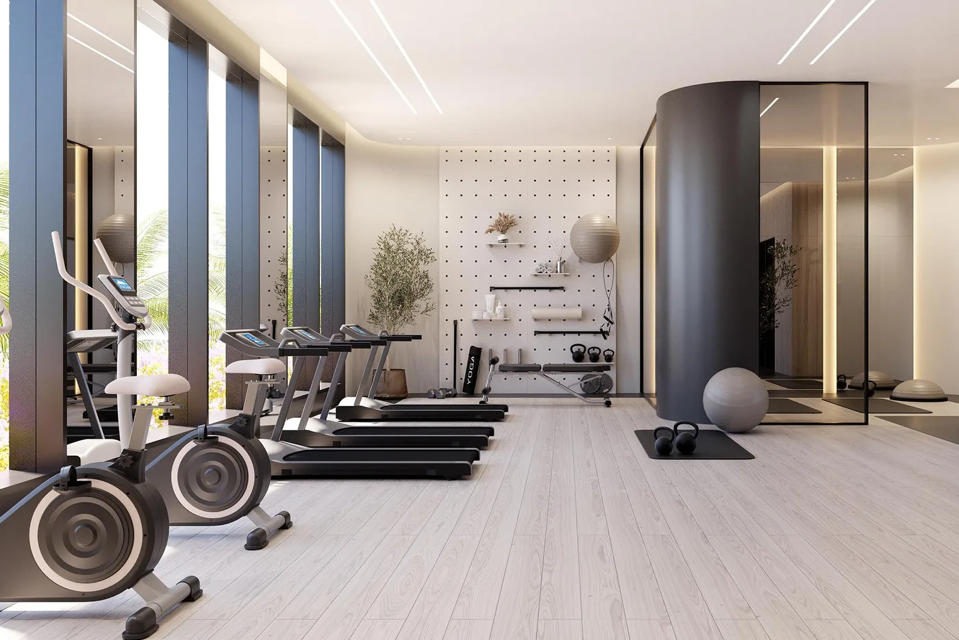 Indoor & Outdoor Gym amenity image at Samana Golf Views