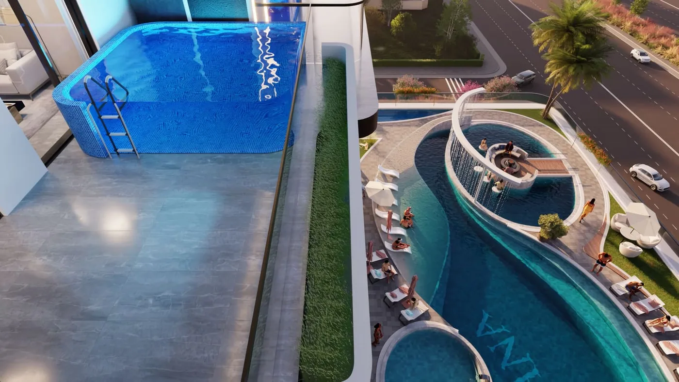 Apartments With Private Pools amenity image at Samana Manhattan