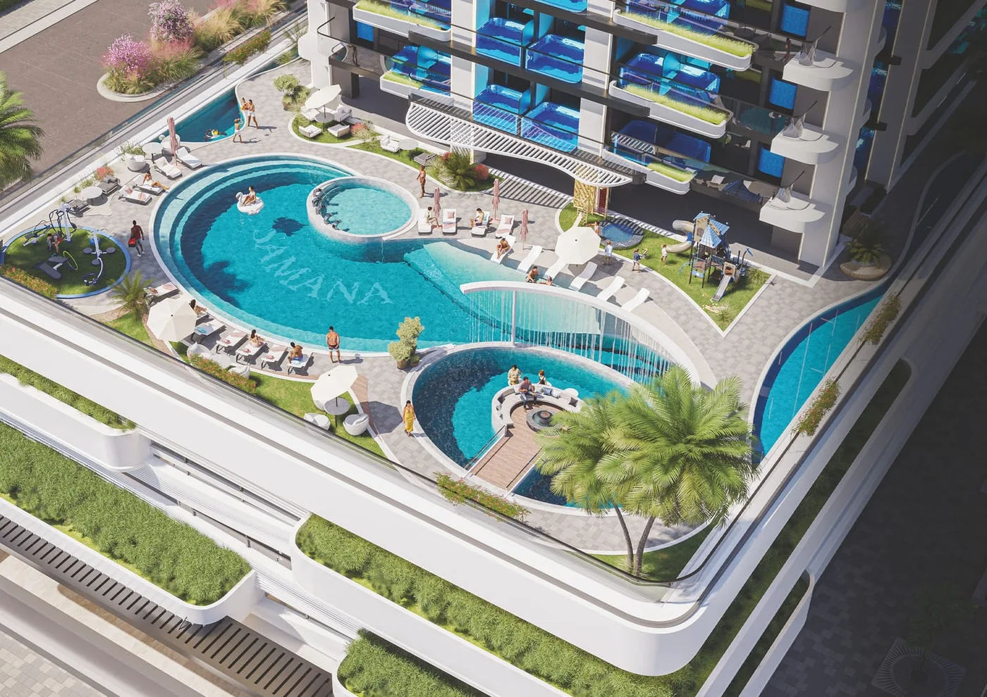 Main Pool amenity image at Samana Manhattan