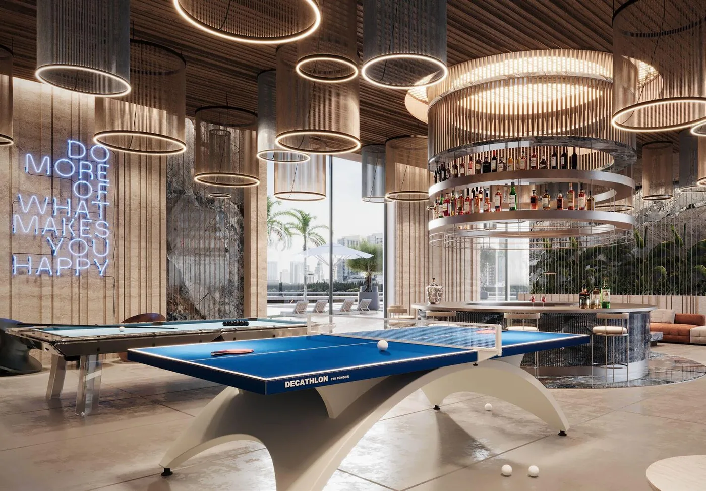 Clubhouse & Arcade amenity image at Samana Sky Views