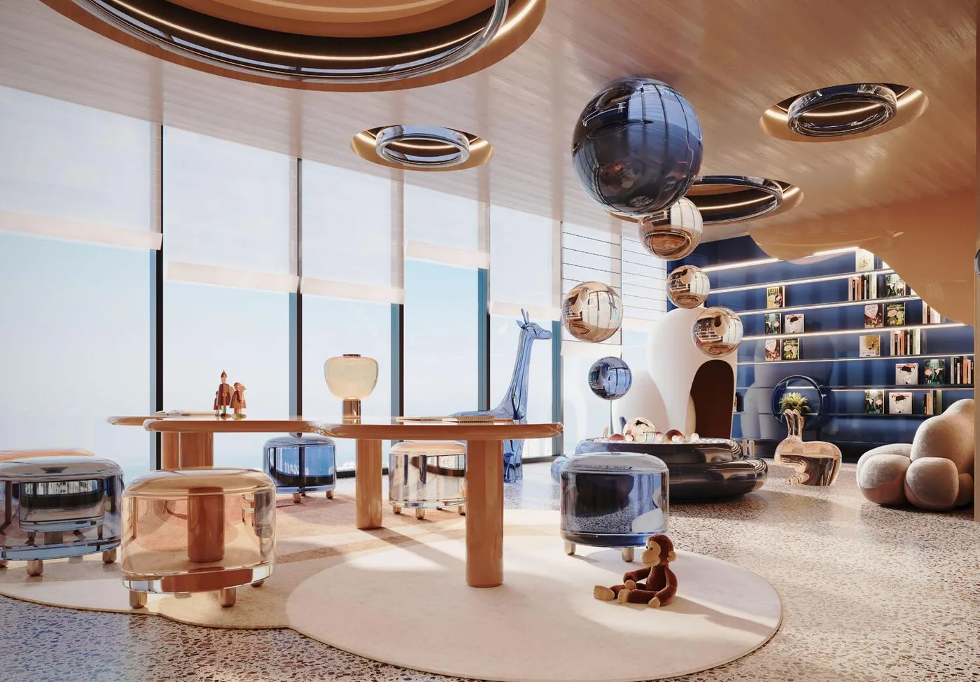 Outdoor Kids Play Area & Kids Day Care amenity image at Samana Sky Views